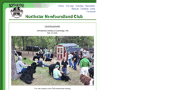 Desktop Screenshot of northstarnewfclub.org